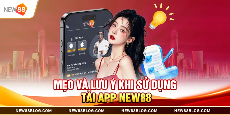 Tải App New88: Hướng Dẫn Cài Đặt Trên Android & iOS 2 Mẹo và lưu ý khi sử dụng Tải App New88