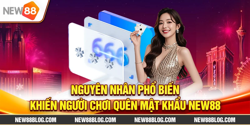 Quên mật khẩu New88? Hướng dẫn lấy lại tài khoản nhanh 1 Nguyên nhân phổ biến khiến người chơi quên mật khẩu New88