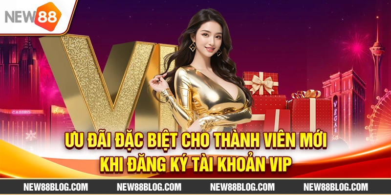 Tài khoản Vip New88: Ưu đãi đặc biệt cho thành viên mới 1 Ưu đãi đặc biệt cho thành viên mới khi đăng ký tài khoản VIP New88